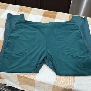 Lands' End Deep Green Emerald Leggings